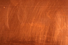 distressed copper finish